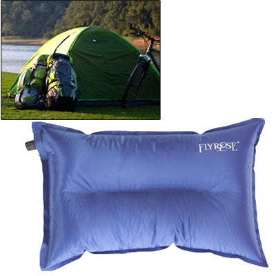 Outdoor Camping Automatic Air Pillow Camping Pillow Sleeping Bag Cushion for Leaning on Pillow, Random Color Delivery