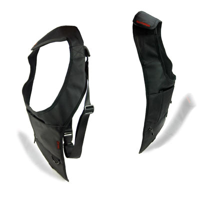 Oxter bag Burglarproof hide Both shoulders Travel Bag(Black)