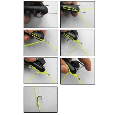 Hand Movement Tie The Hook Device Knotter(Gold)