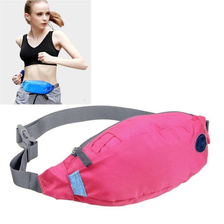 OQsport Multifunctional Outdoor Sports Running Waist Pack for Men Women As Fanny Pack Bum Bag Hip Money Belt(Magenta)