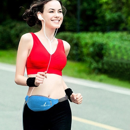 OQsport Multifunctional Outdoor Sports Running Waist Pack for Men Women As Fanny Pack Bum Bag Hip Money Belt(Magenta)
