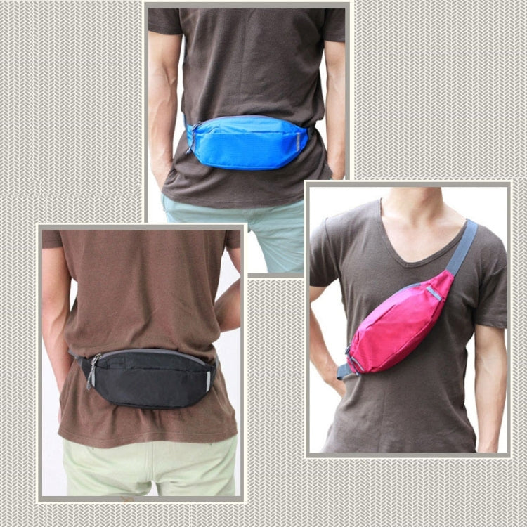 OQsport Multifunctional Outdoor Sports Running Waist Pack for Men Women As Fanny Pack Bum Bag Hip Money Belt(Magenta)