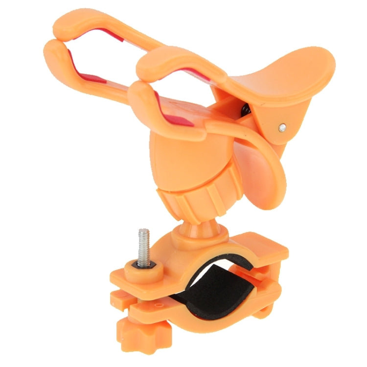360 Degree Rotation Universal Mobile Phone Bicycle Clip Holder Cradle Stand, Clip Support Phone Width: up to 10cm