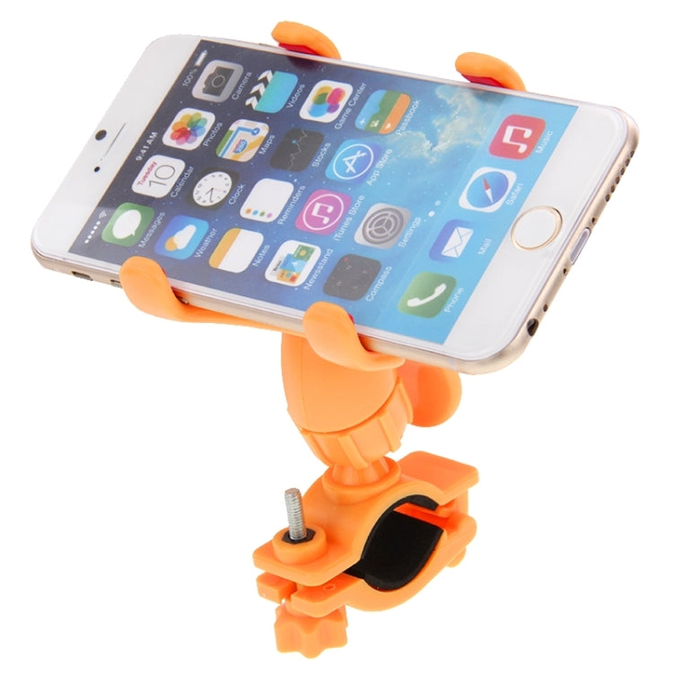 360 Degree Rotation Universal Mobile Phone Bicycle Clip Holder Cradle Stand, Clip Support Phone Width: up to 10cm