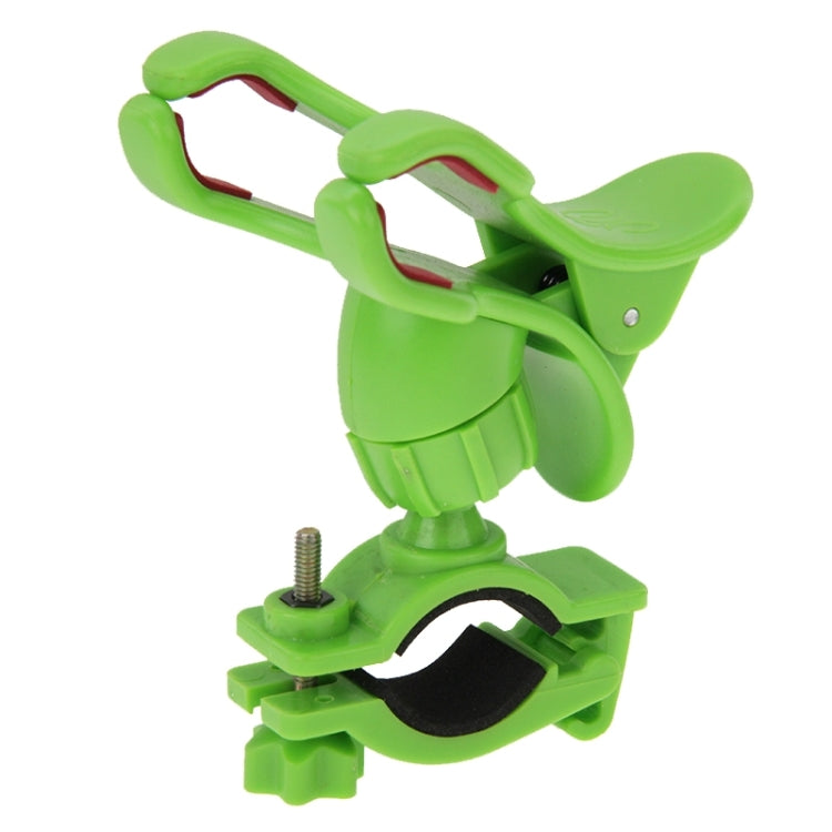 360 Degree Rotation Universal Mobile Phone Bicycle Clip Holder Cradle Stand, Clip Support Phone Width: up to 10cm