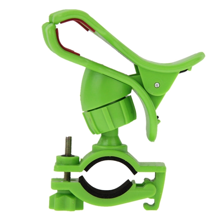 360 Degree Rotation Universal Mobile Phone Bicycle Clip Holder Cradle Stand, Clip Support Phone Width: up to 10cm