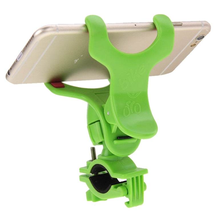 360 Degree Rotation Universal Mobile Phone Bicycle Clip Holder Cradle Stand, Clip Support Phone Width: up to 10cm