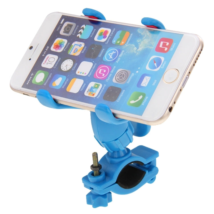 360 Degree Rotation Universal Mobile Phone Bicycle Clip Holder Cradle Stand, Clip Support Phone Width: up to 10cm