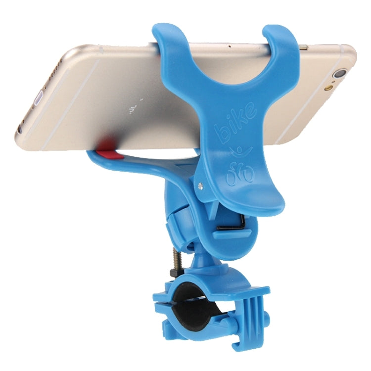 360 Degree Rotation Universal Mobile Phone Bicycle Clip Holder Cradle Stand, Clip Support Phone Width: up to 10cm
