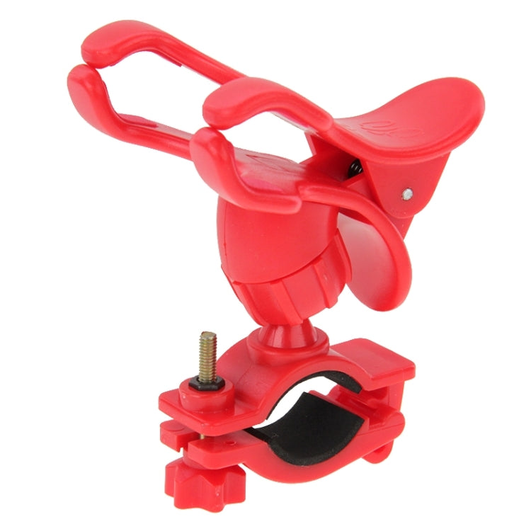 360 Degree Rotation Universal Mobile Phone Bicycle Clip Holder Cradle Stand, Clip Support Phone Width: up to 10cm