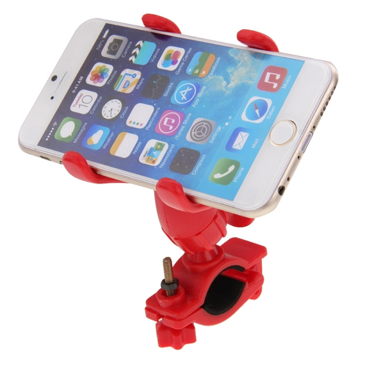 360 Degree Rotation Universal Mobile Phone Bicycle Clip Holder Cradle Stand, Clip Support Phone Width: up to 10cm