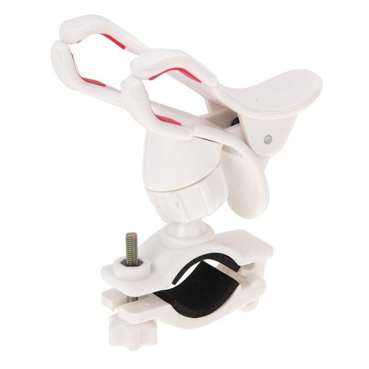 360 Degree Rotation Universal Mobile Phone Bicycle Clip Holder Cradle Stand, Clip Support Phone Width: up to 10cm