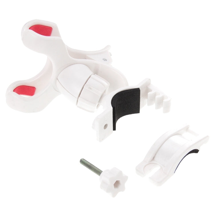 360 Degree Rotation Universal Mobile Phone Bicycle Clip Holder Cradle Stand, Clip Support Phone Width: up to 10cm