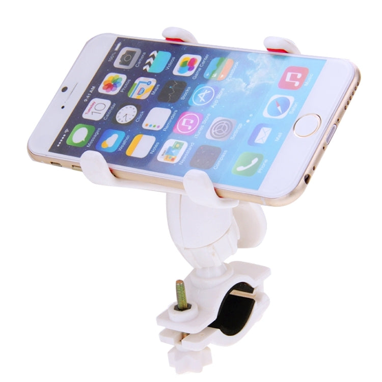 360 Degree Rotation Universal Mobile Phone Bicycle Clip Holder Cradle Stand, Clip Support Phone Width: up to 10cm