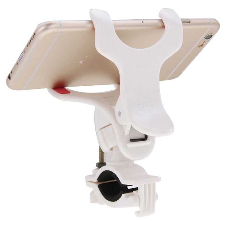 360 Degree Rotation Universal Mobile Phone Bicycle Clip Holder Cradle Stand, Clip Support Phone Width: up to 10cm
