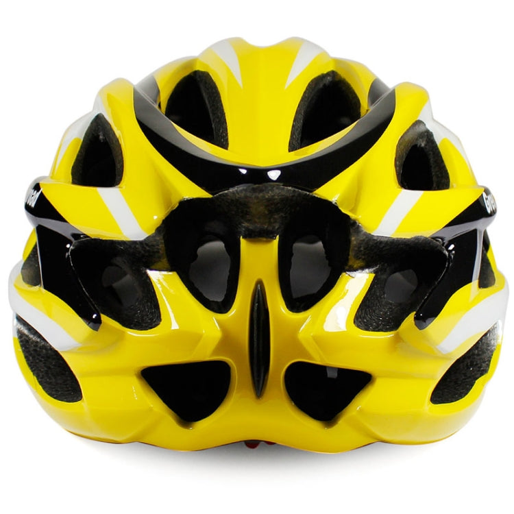 MTB / Greenroad Road Outdoor Bike Bicycle Cycling Helmet + Visor, LW-208 (Yellow + Black + White)