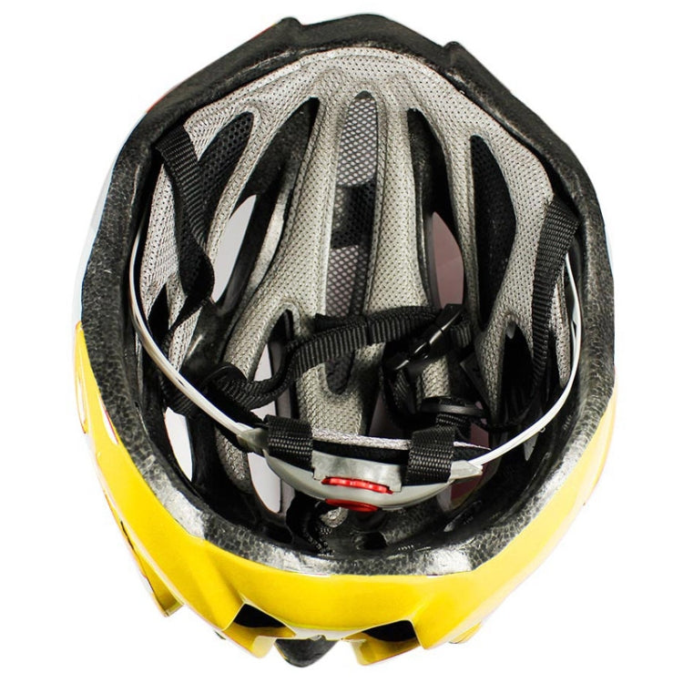 MTB / Greenroad Road Outdoor Bike Bicycle Cycling Helmet + Visor, LW-208 (Yellow + Black + White)