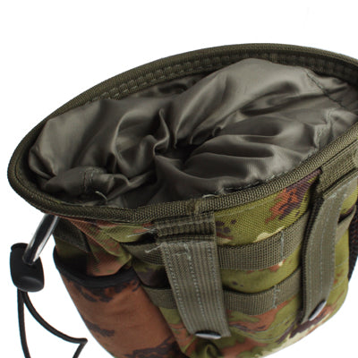 Nylon Waterproof Molle Military Recycle Collection Small Pouch Carrying Bag with Drawstring