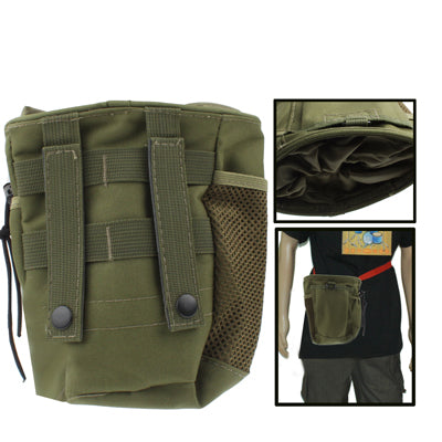 Nylon Waterproof Molle Military Recycle Collection Small Pouch Carrying Bag with Drawstring