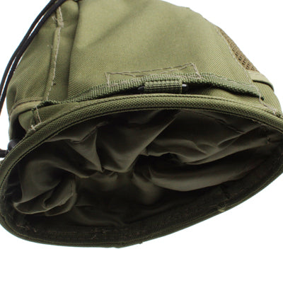 Nylon Waterproof Molle Military Recycle Collection Small Pouch Carrying Bag with Drawstring