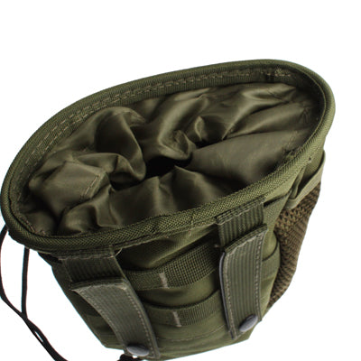 Nylon Waterproof Molle Military Recycle Collection Small Pouch Carrying Bag with Drawstring