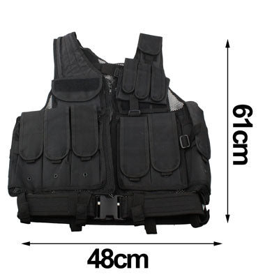Nylon Anti-cut & Wear-resistant Vest Waistcoat(Black)