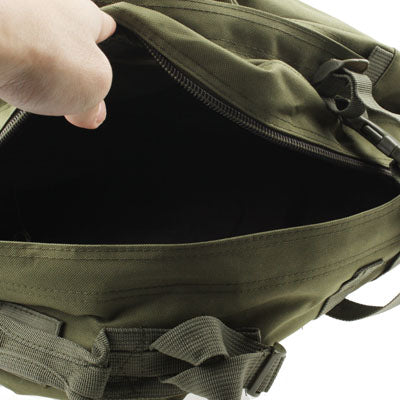 Canvas & PU Leather Outdoor Backpack Bag for Travel / Camp / Hike / Mountaineering