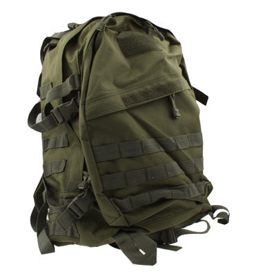 Canvas & PU Leather Outdoor Backpack Bag for Travel / Camp / Hike / Mountaineering