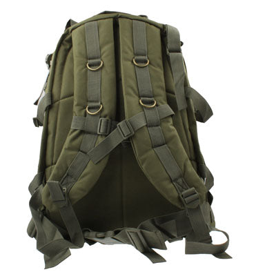 Canvas & PU Leather Outdoor Backpack Bag for Travel / Camp / Hike / Mountaineering