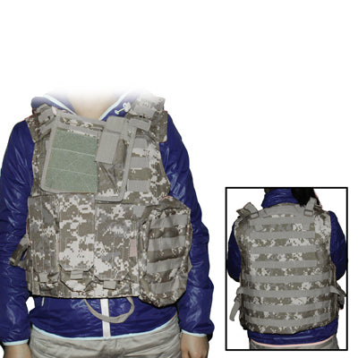 Camouflage Paintball Combat Vest / Paintball Harness