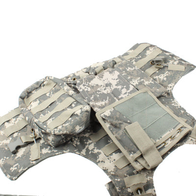 Camouflage Paintball Combat Vest / Paintball Harness
