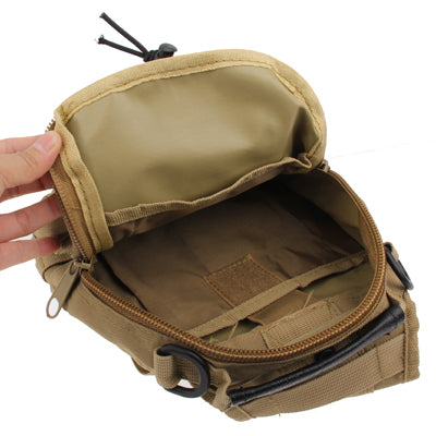 Casual Hard-wearing High Quality Multi-pocket Saddle Bag(Brown)