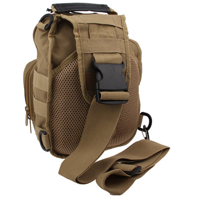 Casual Hard-wearing High Quality Multi-pocket Saddle Bag(Brown)