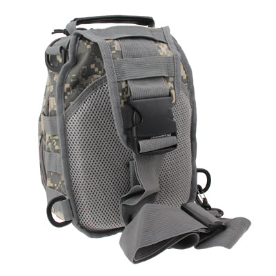Casual Hard-wearing High Quality Multi-pocket Camouflage Saddle Bag(Army Green)