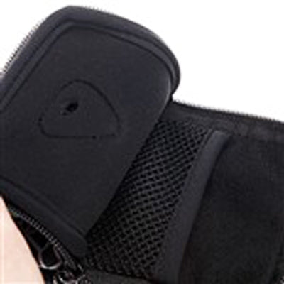 Multifunctional Double Layer Waist Bag Fanny Pack with Hook & String for Outdoor Use(Black)