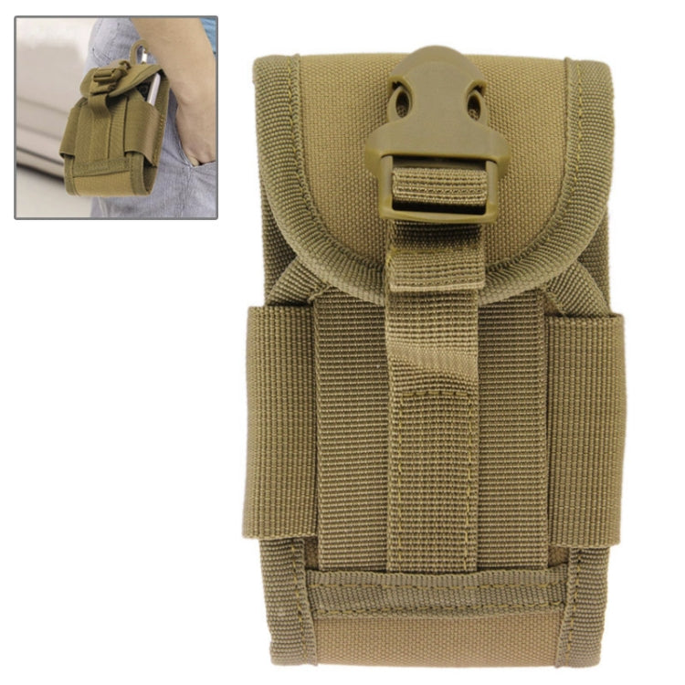 Stylish Military Multifunction Waist / Belt Bag with Carabiner (Earthy)