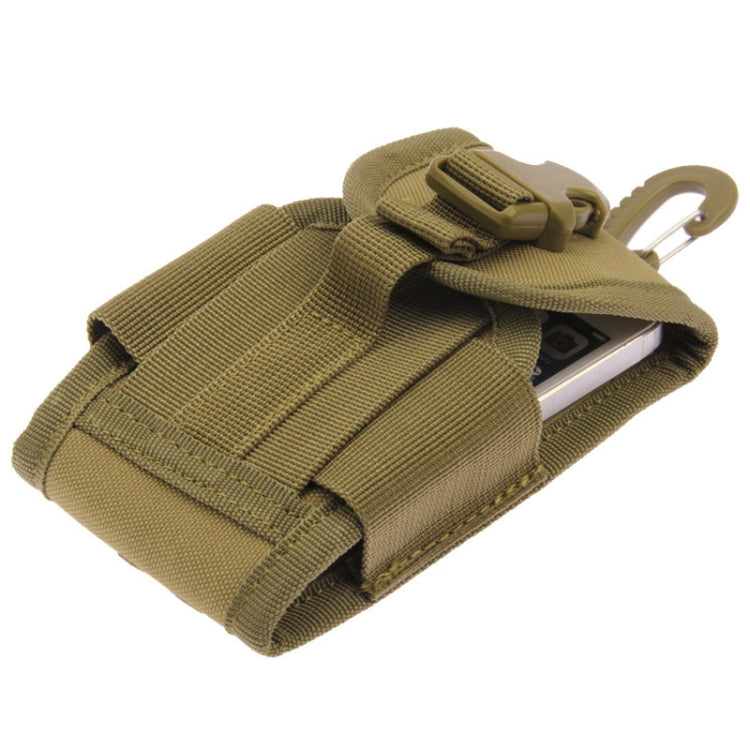Stylish Military Multifunction Waist / Belt Bag with Carabiner (Earthy)