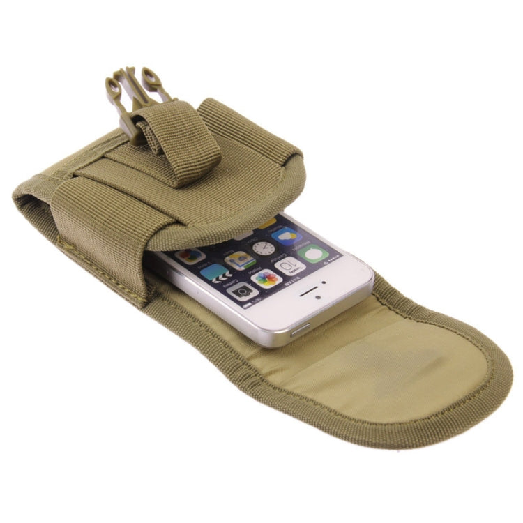 Stylish Military Multifunction Waist / Belt Bag with Carabiner (Earthy)