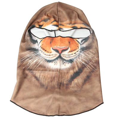 Tiger Style Multifunctional Outdoor Face Mask(Brown)