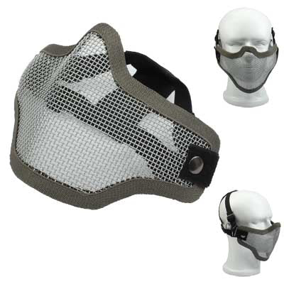 The New Two Generation Half Face Guard/Half Face Mask(Grey)