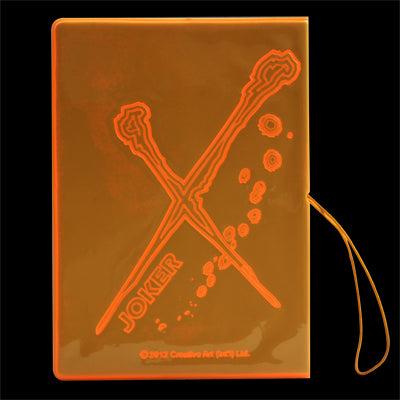 Skeleton Style Fluorescent Passport Certificate Holder Case Cover Container