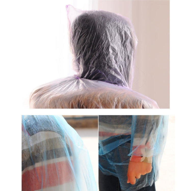 5 PCS Disposable Pocket Emergency Raincoat, Random Color Delivery