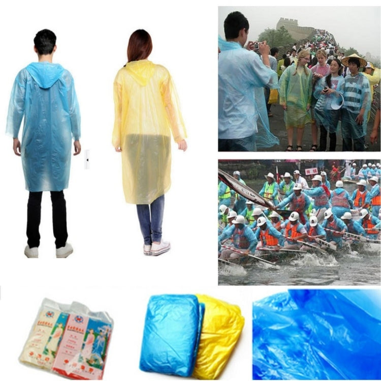 5 PCS Disposable Pocket Emergency Raincoat, Random Color Delivery