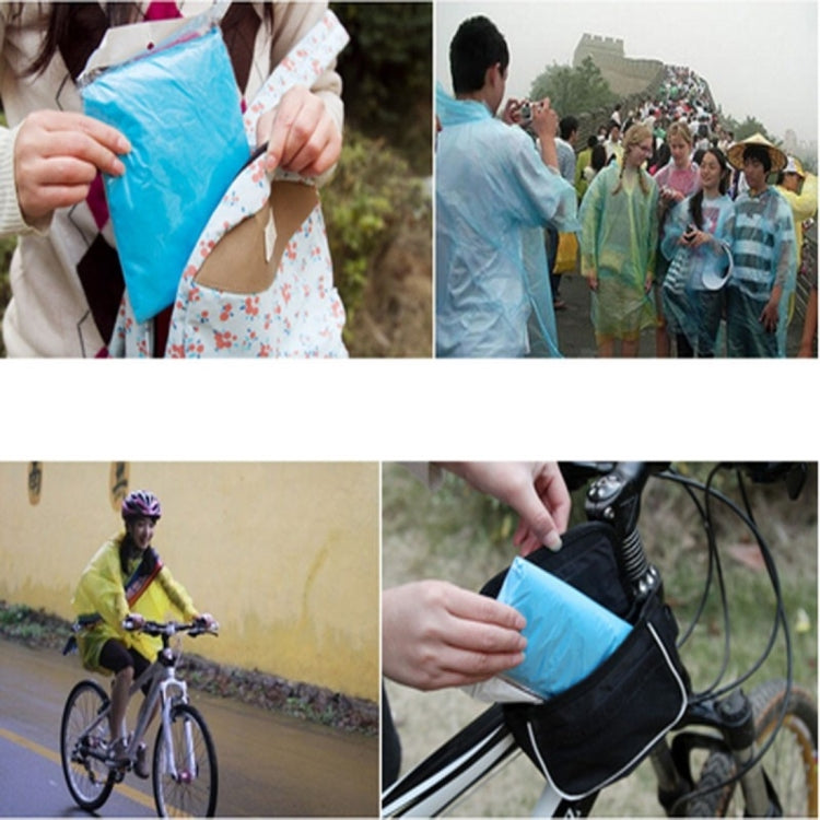 5 PCS Disposable Pocket Emergency Raincoat, Random Color Delivery