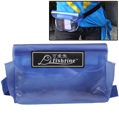 High Quality PVC Waterproof Waist Bag for Outdoor Sports(Blue)