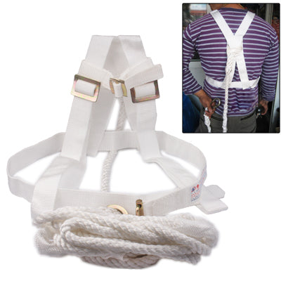 Emergency Heavy Safety Rope with Hooks for Climbing / Rescue(White)
