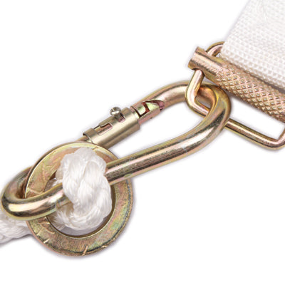 Emergency Heavy Safety Rope with Hooks for Climbing / Rescue(White)