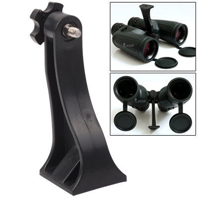 Practical Telescope Binocle Stand Support Mount Adapter Connector(Black)