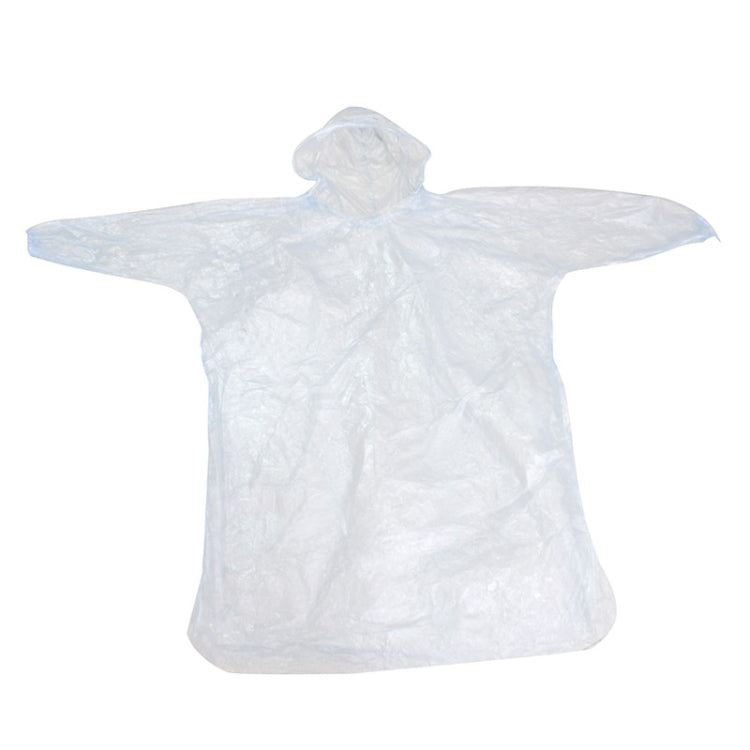 4 PCS Disposable Pocket Emergency Raincoat with String, Random Color Delivery