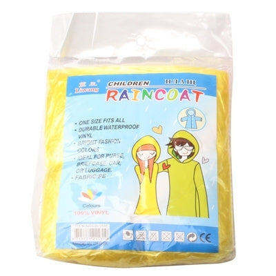 4 PCS Disposable Pocket Emergency Raincoat with String, Random Color Delivery